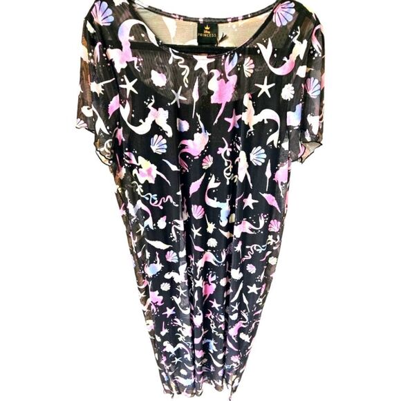 TORRID/DISNEY Plus Size the little mermaid maxiโmesh dress Size 2X - Picture 7 of 16